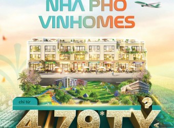 Mức giá đột phá – Nhà phố Vinhomes Green City chỉ từ 4,79 tỷ đồng