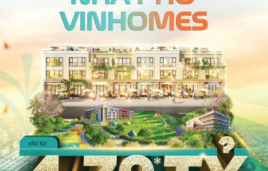 Mức giá đột phá – Nhà phố Vinhomes Green City chỉ từ 4,79 tỷ đồng